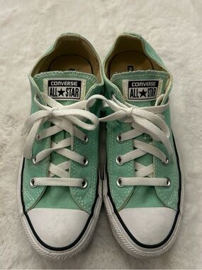 Women’s Converse All Star Mint Green Low-Top Sneakers